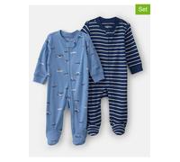 carter's 2er-Set: Strampler in Blau - Größe 68 | Strampler
