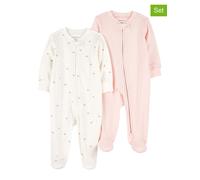 carter's 2er-Set: Strampler in Rosa - Größe 68 | Strampler