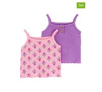 carter's 2er-Set: Tops in Rosa - Größe 80 | Baby Shirts