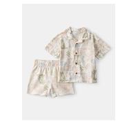 carter's 2tlg. Outfit in Beige - Größe 68 | Baby Hemden Blusen