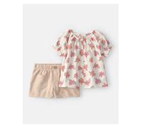 carter's 2tlg. Outfit in Beige - Größe 80 | Baby Shirts