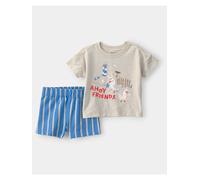 carter's 2tlg. Outfit in Beige - Größe 86/92 | Baby Shirts