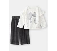 carter's 2tlg. Outfit in Creme - Größe 86/92 | Baby Langarmshirts