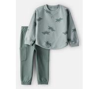 carter's 2tlg. Outfit in Grün - Größe 104 | Kinder Sweatshirts Jacken