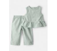 carter's 2tlg. Outfit in Grün - Größe 62 | Baby Shirts