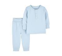 carter's 2tlg. Outfit in Hellblau - Größe 74 | Baby Langarmshirts