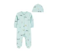 carter's 2tlg. Outfit in Hellblau - Größe 74 | Strampler