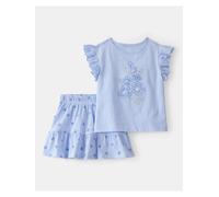 carter's 2tlg. Outfit in Hellblau - Größe 92 | Kinder Oberteile