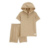 carter's 2tlg. Outfit in Hellbraun - Größe 98 | Kinder Oberteile