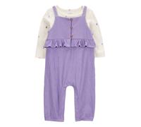carter's 2tlg. Outfit in Lila - Größe 62 | Babyoveralls