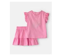 carter's 2tlg. Outfit in Pink - Größe 98 | Kinder Oberteile