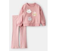 carter's 2tlg. Outfit in Rosa - Größe 110 | Kinder Sweatshirts Jacken