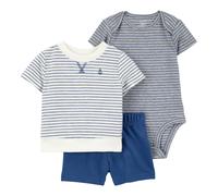 carter's 3tlg. Outfit in Blau - 41% | Größe 68 | Baby Shirts