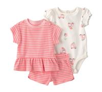 carter's 3tlg. Outfit in Rosa - Größe 74 | Baby Bodys