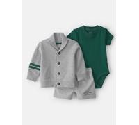 carter's 3tlg. Outfit in Grau - Größe 68 | Baby Bodys