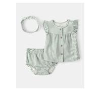 carter's 3tlg. Outfit in Grün - Größe 62 | Baby Shirts