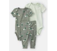 carter's 3tlg. Outfit in Khaki - Größe 62 | Baby Bodys