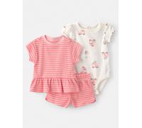 carter's 3tlg. Outfit in Rosa - Größe 62 | Baby Bodys