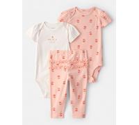 carter's 3tlg. Outfit in Rosa - Größe 80 | Baby Bodys