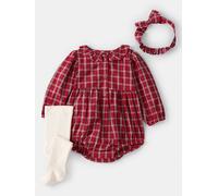 carter's 3tlg. Outfit in Rot - Größe 86 | Baby Bodys