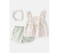 carter's 3tlg. Outfit in Weiß - Größe 62 | Baby Shirts