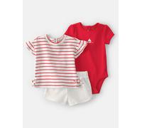 carter's 3tlg. Outfit in Weiß - Größe 80 | Baby Shirts