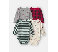 carter's 4er-Set: Bodys in Bunt - Größe 74 | Baby Bodys