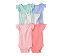 Carter's 5er-Pack Bodys Flügelarm Rippqualität 92 bunt