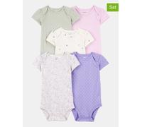 carter's 5er-Set: Bodys in Bunt - Größe 68 | Baby Bodys