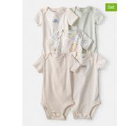 carter's 5er-Set: Bodys in Creme - Größe 74 | Baby Bodys