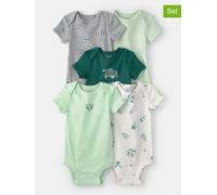 carter's 5er-Set: Bodys in Grün - Größe 62 | Baby Bodys