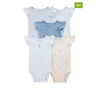 carter's 5er-Set: Bodys in Hellblau - Größe 68 | Baby Bodys