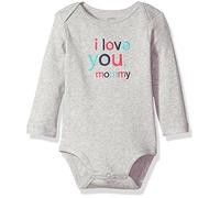 Carters Baby Mädchen Ich liebe sie Mommy Body Grau