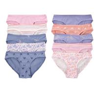 Carter's Mädchen Unterwäsche aus Stretch-Baumwolle, 10 Stück, Pink/Lila Schmetterling, 10-12 Years