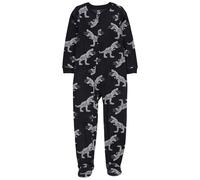 Carter's Schlafanzug für große Jungen aus Microfleece mit Fuß, Dino/Schwarz, 12 Jahre