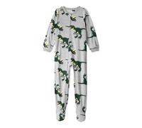 Carter's Schlafanzug für große Jungen aus Microfleece mit Fuß, Grauer Dinosaurier, 14 Jahre