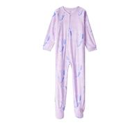 Carter's Schlafanzug für große Mädchen mit Fuß, Microfleece, Hellviolett/Einhorn, 10 Jahre