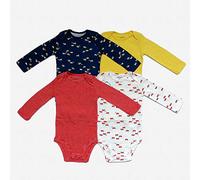 Carter's Unisex-Baby 4-Pack Long Sleeve Bodysuits