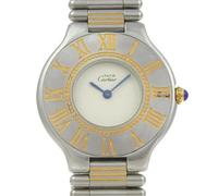 Cartier Vintage - Pre-owned Must 21 Edelstahl Quarz - - Pre-owned - Damen - Grau - ONE SIZE