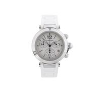 Cartier Vintage - Pre-owned Pasha Seatimer Uhr - - Pre-owned - Damen - Weiß - ONE SIZE