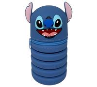 CARTOON Ausziehbares Silikon-Federmäppchen für die Schule, 6,5 x 20 cm, Stich, 20 cm, Mäppchen