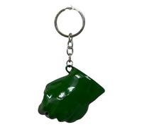 CARTOON Avengers Marvel Schlüsselanhänger aus Metall mit Superhelden-Symbolen, Hulk-Faust, 11 cm