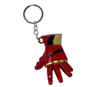 CARTOON Avengers Marvel Schlüsselanhänger aus Metall mit Superhelden-Symbolen, Iron Man Handschuh, 11 cm