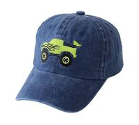 Cartoon Basecap Kinder Jungen Mädchen Draussen Sport Trucker Basecap Feuerwehrauto Cap Kappe Mädchen Sommer UV Schutz Sonnenhut Verstellbar Snapback Schirmmütze Kinder Golf Cap 2-7 Jahre
