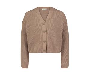 CARTOON - Basic-Strickjacke hellbraun - Gr. - 44