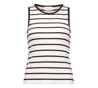 CARTOON - Basic-Top Weiß/Braun - Gr. - 36