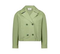 Cartoon Damen Blazer Kurz zweireihig mit Reverskragen 100% Baumwolle Grün Gr. 42