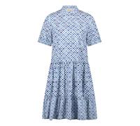 CARTOON - Blusenkleid weiß/hellblau - Gr. - 38