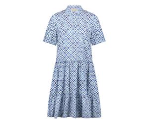 CARTOON - Blusenkleid Weiß/Hellblau - Gr. - 42