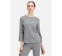 CARTOON - Blusenshirt dunkelblau/blau - Gr. - 36